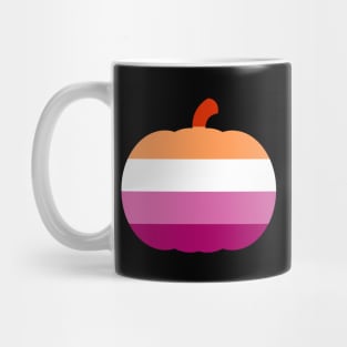 Halloween Pumpkin LGBT Flag Lesbian PRIDE Mug